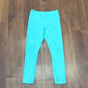 ZYIA Sparkly Mint Green/Teal Active Leggings